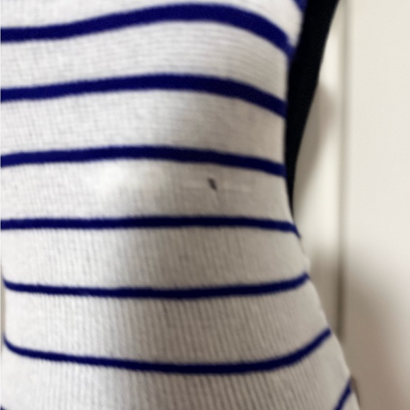 George Trochopoulos XS Mini Backless Dress in White And Blue - Picture 7 of 8